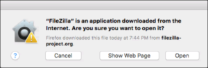 filezilla for mac safe download