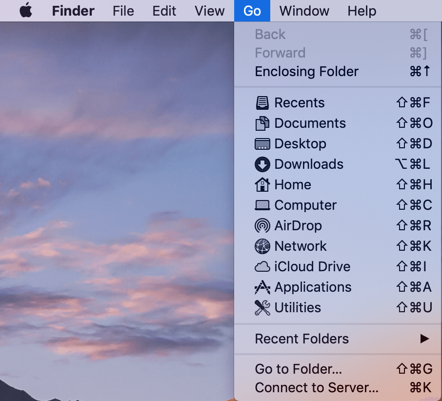 opening ftp in finder for mac