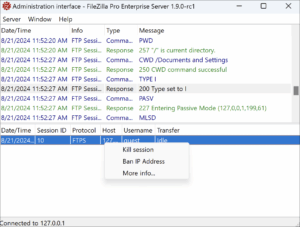 How to Set the Logging Level with FileZilla Server - FileZilla Pro