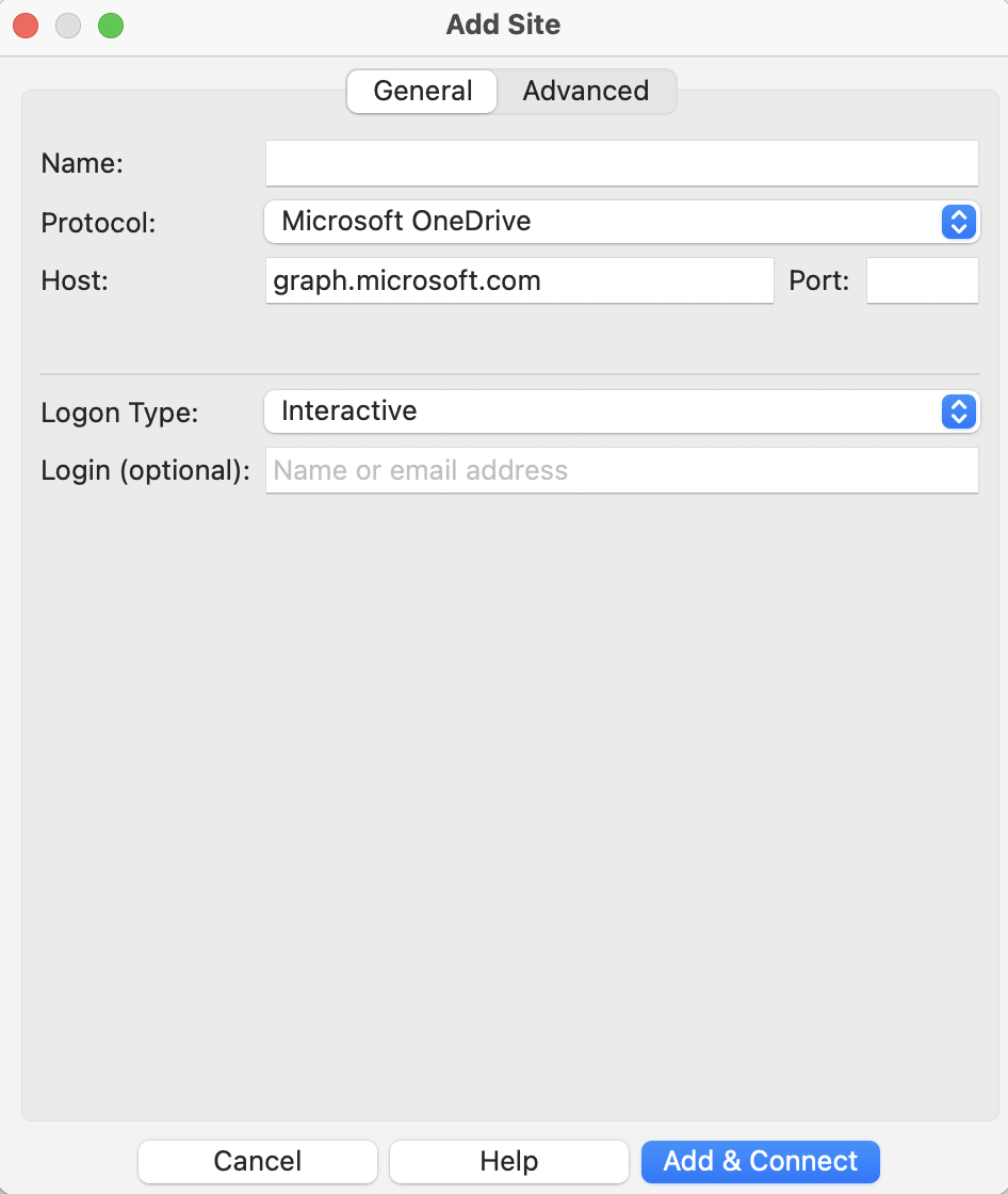 専用(ファイル追加) How to connect to Microsoft OneDrive - FileZilla Pro